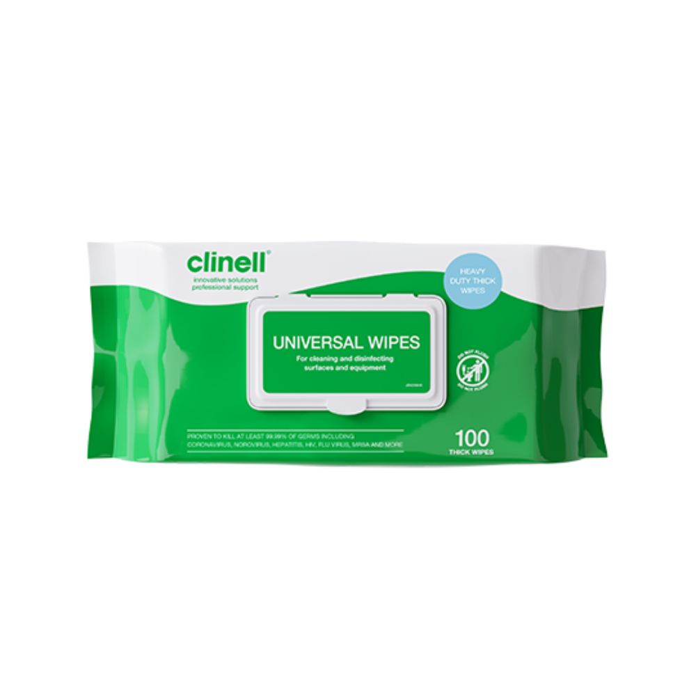 Clinell Universal Wipes Heavy Duty 100 Wipes