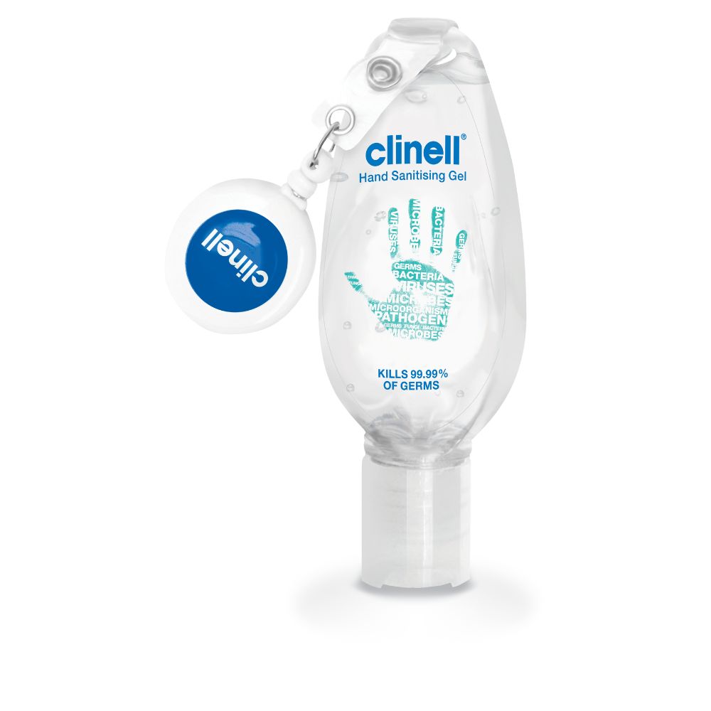 Clinell Hand Sanitising Gel with Clip 50ml