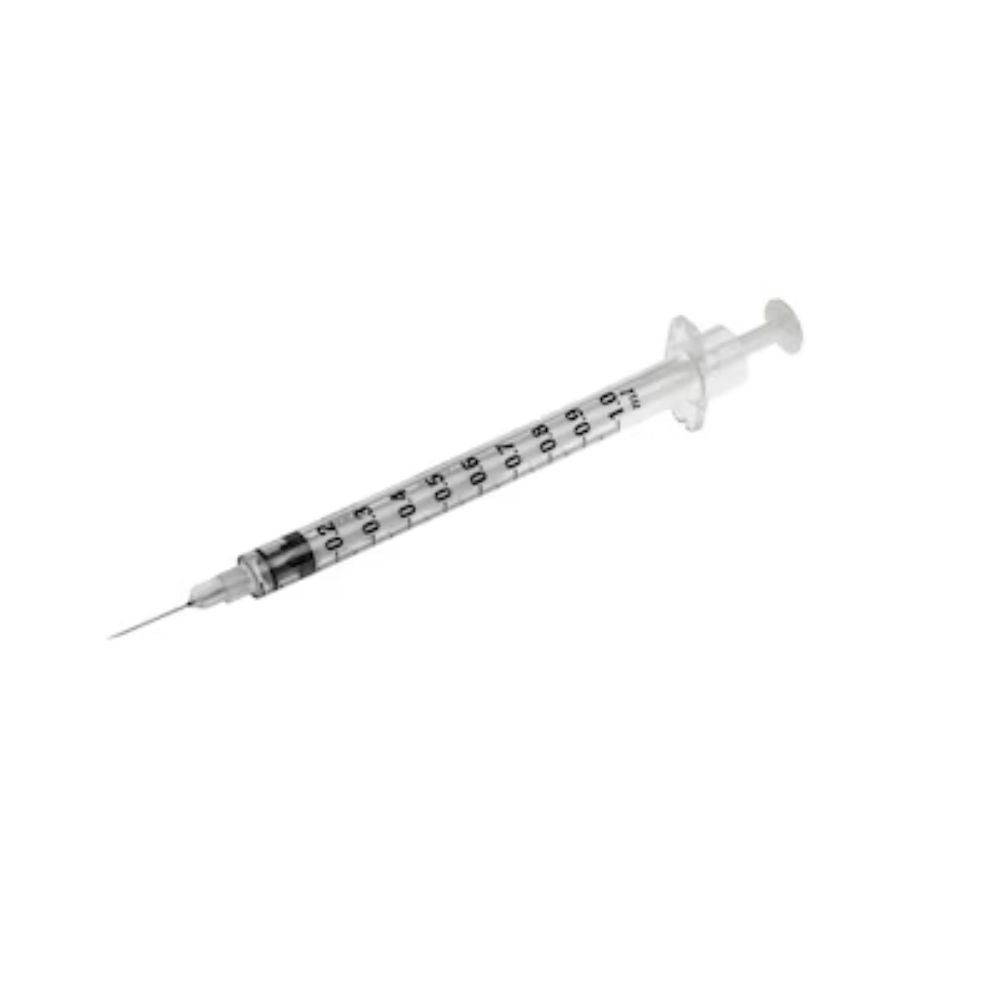 26g x 0.5 inch BD Plastipak 1 mL Syringe Sub-Q