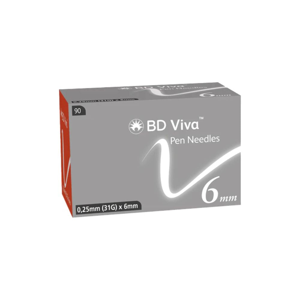 31g 6mm BD Viva Pen Needles Box of 90