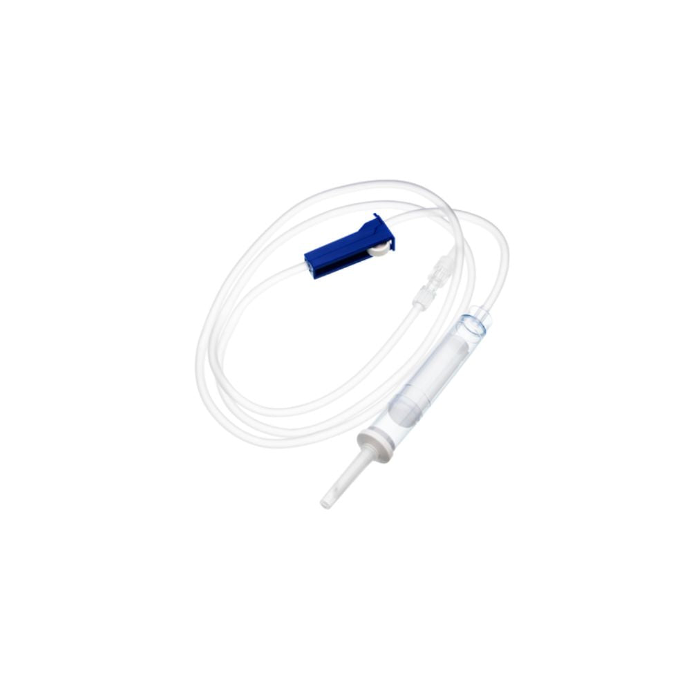 160cm BD Blood Set Unvented Straight Priming Cap Rotating Luer Lock