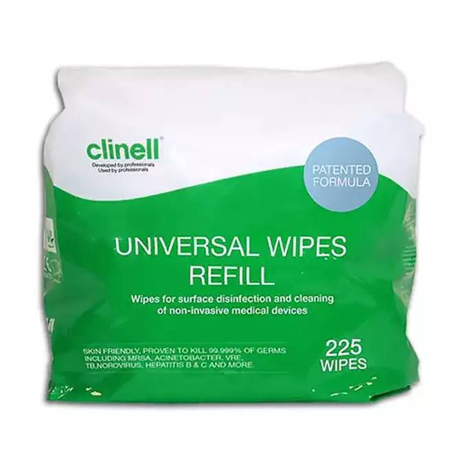 Clinell - Clinell Universal Wipes Tub of 225 - CWBUC225 UKMEDI.CO.UK UK Medical Supplies