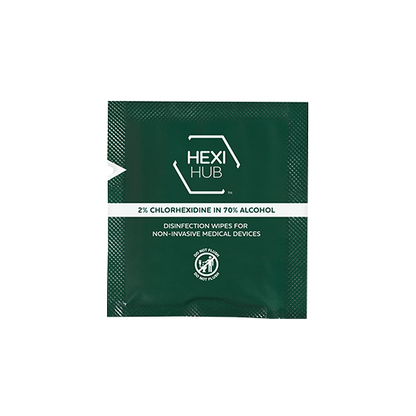 HexiHub 2% Chlorhexidine Digluconate in 70% Isopropyl Alcohol Box of 240