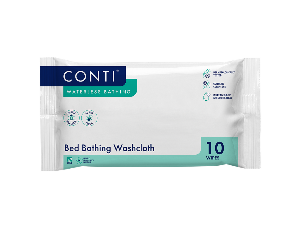 Conti Bed Bathing Washcloth Lightly Fragranced 10 Cloths