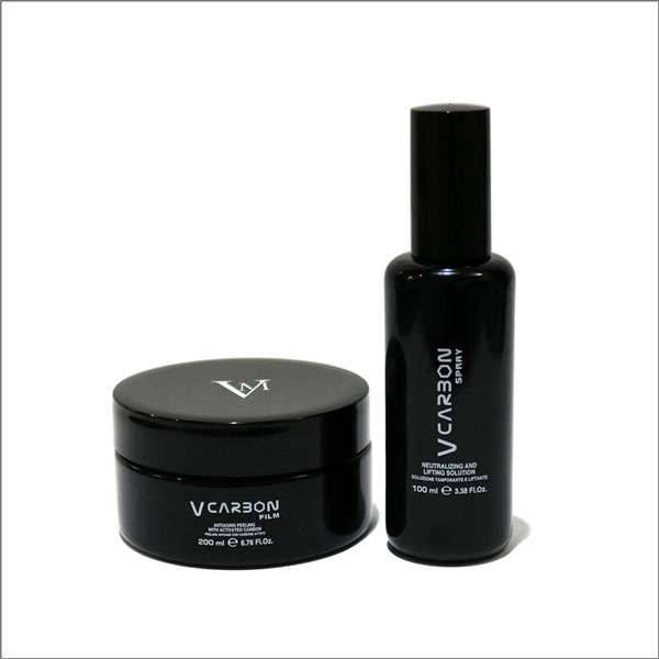 V-Carbon Peel System with Activated Carbon 200ml + 100ml Promoitalia