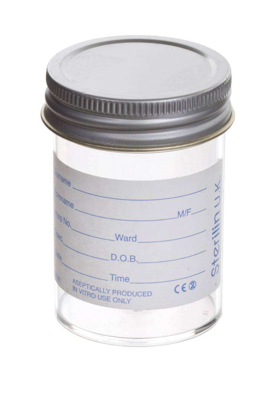 60ml Sterilin Urine Bottle – UKMEDI
