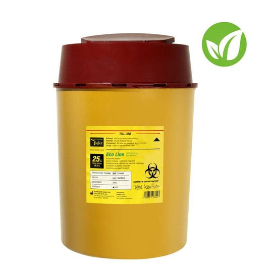 25 Litre Eco Line XL Sharps Bin - UKMEDI