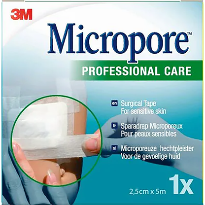3M Micropore Surgical Tape Single 2.5cm X 5M - UKMEDI