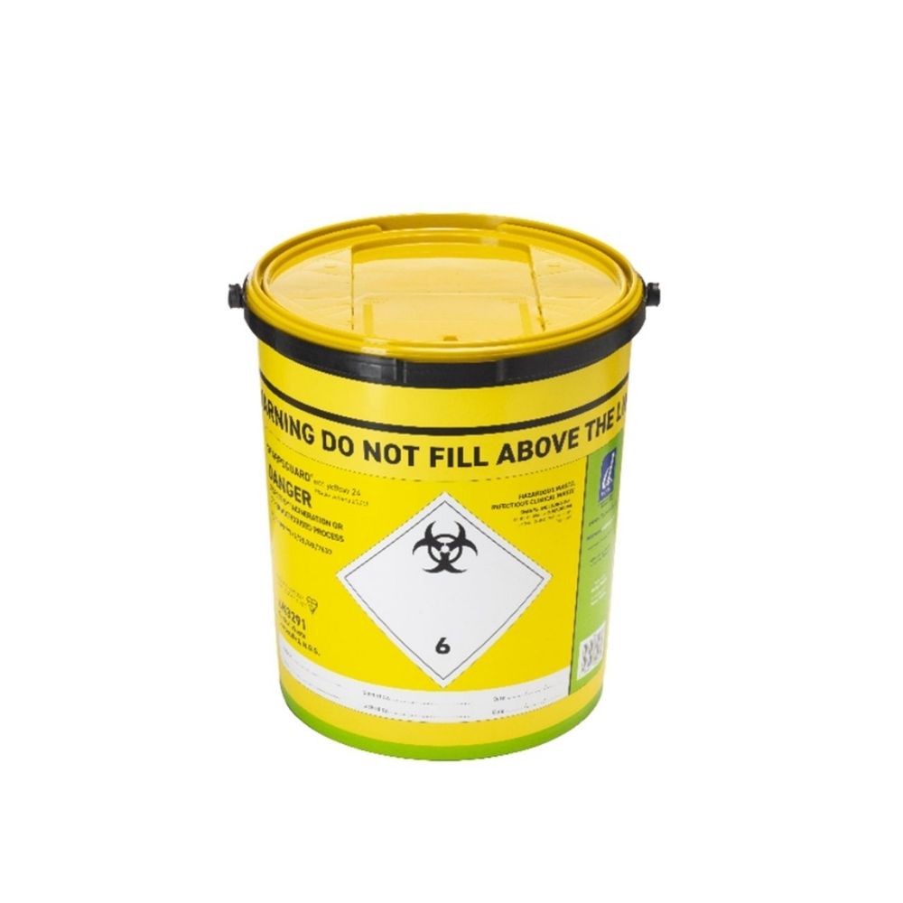 24 Litre Sharpsguard Yellow Sharps Bin