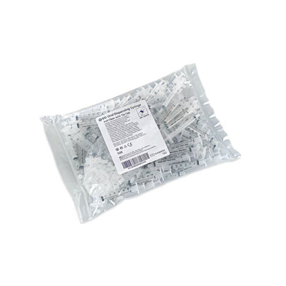 3ml BD Oral Syringe Clear with Tip Cap Bag of 100