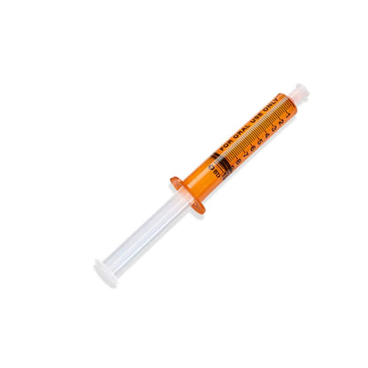 10ml BD Oral Syringe Amber with Tip Cap Bag of 100