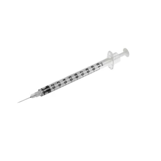 26g x 0.5 inch BD Plastipak 1 mL Syringe Sub-Q