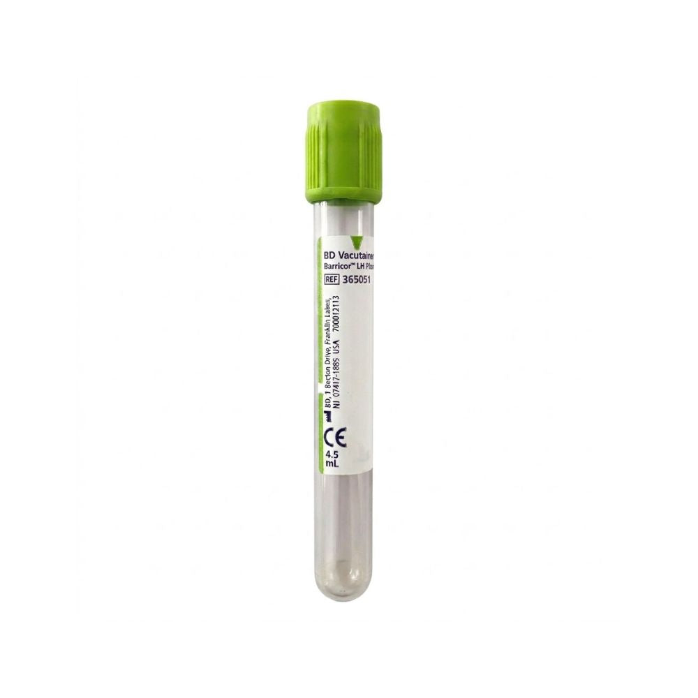 BD Vacutainer 4.5ml Barricor Tube Lithium Heparin Blood Collection Tubes