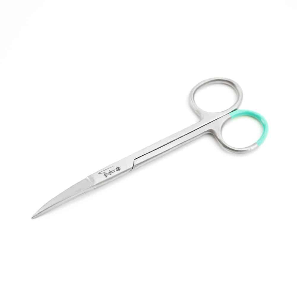 Teqler 11.5cm Iris Scissors Curved - UKMEDI