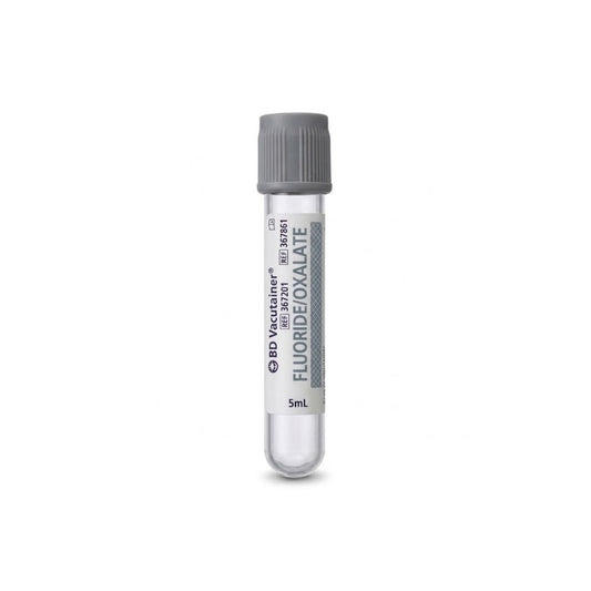 5ml BD Vacutainer Fluoride/Oxalate Grey  Blood Collection Tubes