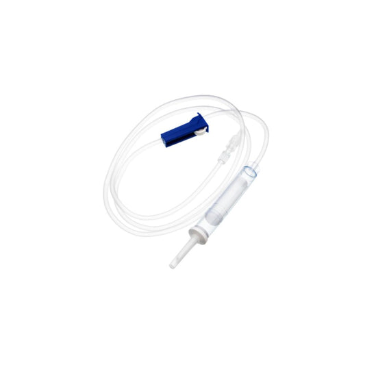 160cm BD Blood Set Unvented Straight Priming Cap Rotating Luer Lock