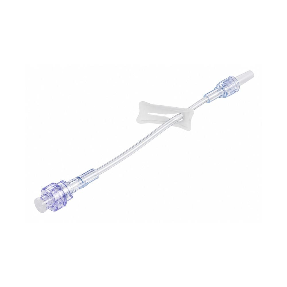 15cm BD Q-Syte Needle-Free Connector Extension Set with Fixed Nut