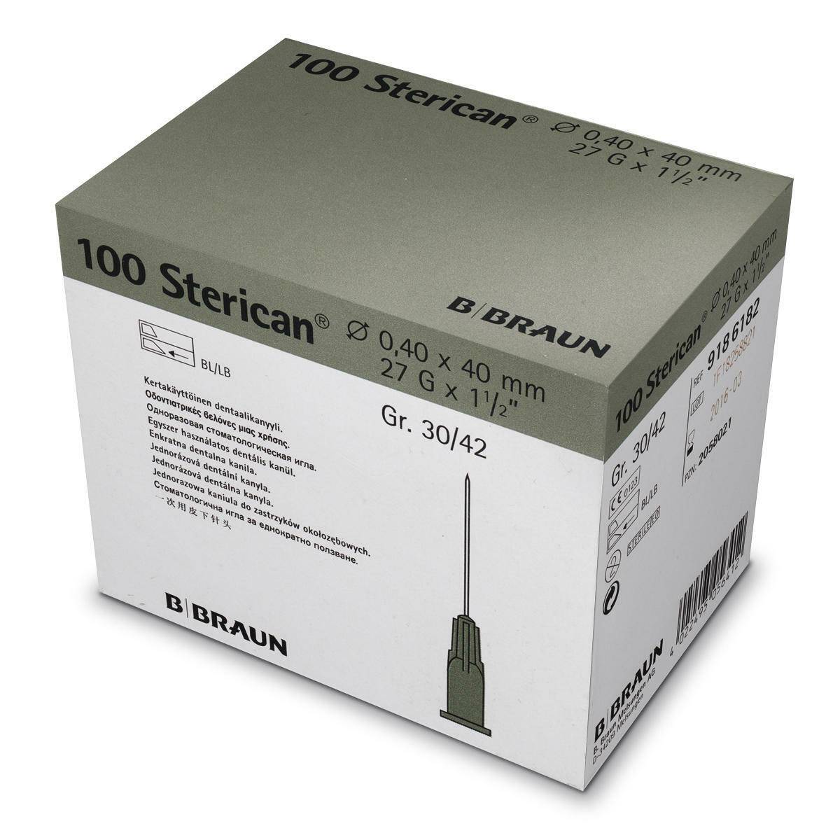 27g Grey 1.5 inch BBraun Sterican Needles. | UKMEDI