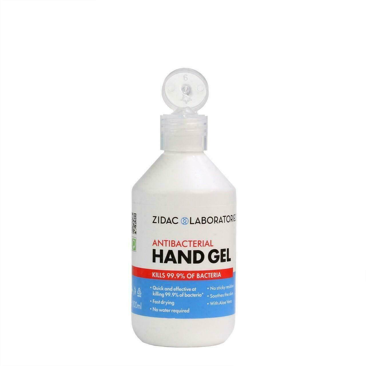 Zidac 70% Alcohol Hand Gel - 100ml Bottle - UKMEDI