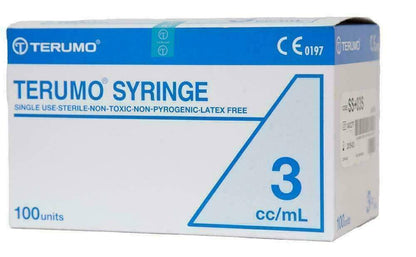 3ml Terumo Luer Slip Syringes