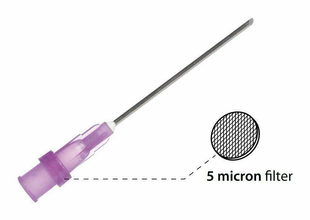 18g 2 inch Blunt Filter Sol-M Needles (50mm) - UKMEDI