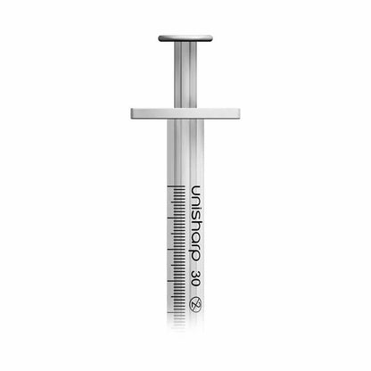1ml 0.5 inch 27g Unisharp Syringe and Needle u100 - UKMEDI