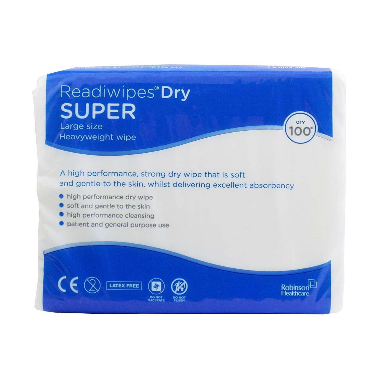 Readiwipes Dry Super Large (Pack 100) - UKMEDI