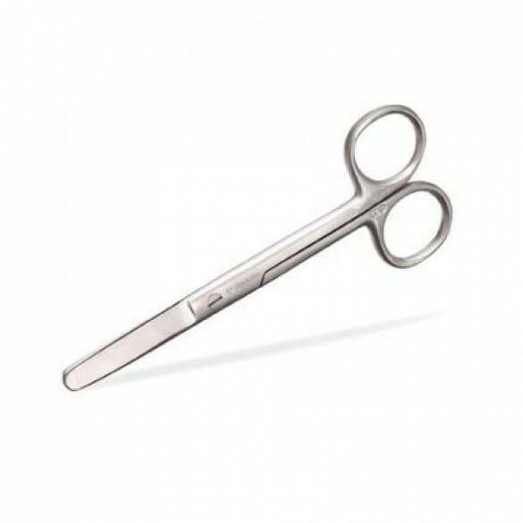 12.5cm Straight BB Dressing Scissors - UKMEDI