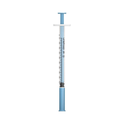 1ml 0.5 inch 29g Blue Unisharp Syringe and Needle u100