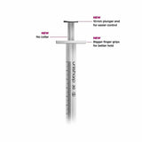 1ml 0.5 inch 27g Unisharp Syringe and Needle u100