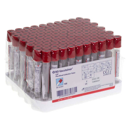 BD Vacutainer Tube Serum 6ml Red Blood Collection Tubes - UKMEDI