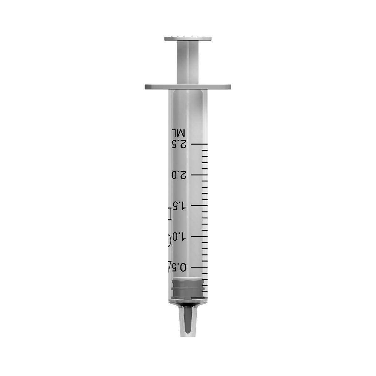2.5ml Reduced Dead Space Syringe Luer Slip - UKMEDI