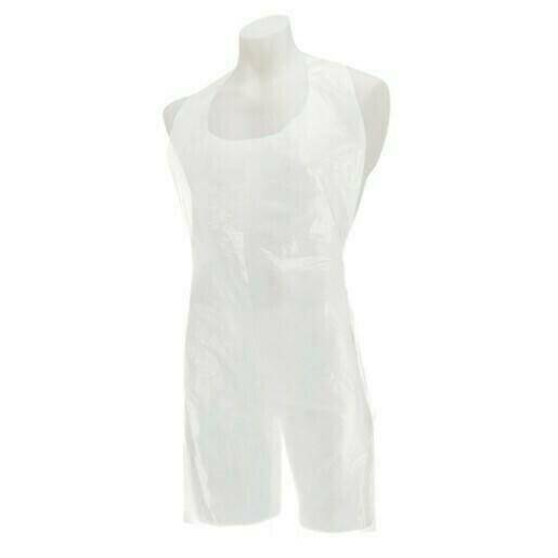 200 White Disposable Aprons - Roll