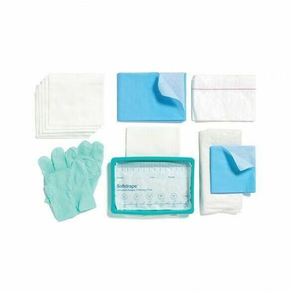 Softdrape Dressing Pack Latex Free Medium Glove Single - UKMEDI