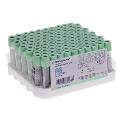 BD Vacutainer Tube Pst Ii Plasma 3ml Light Green Blood Collection Tubes