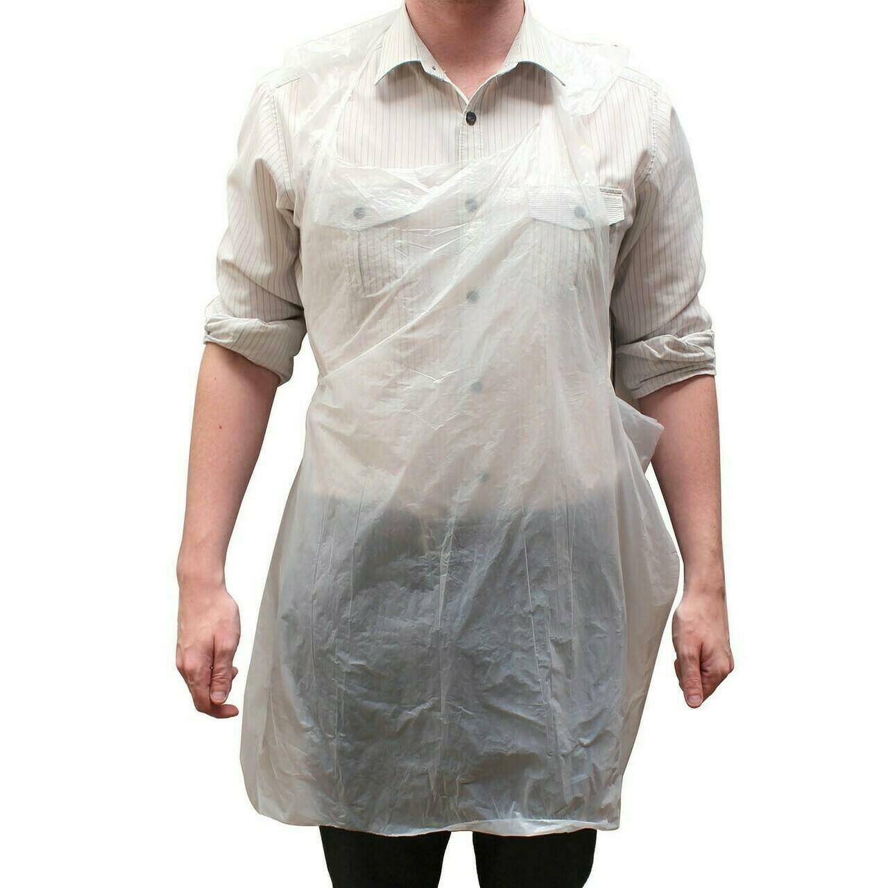 200 White Disposable Aprons - Roll