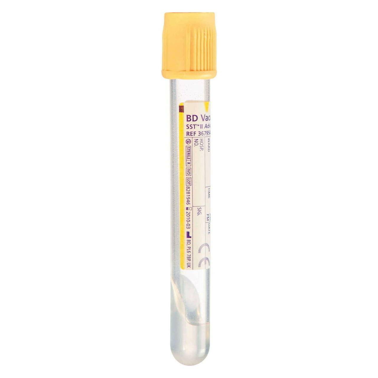 BD Vacutainer Tube Sst Advance 5ml Gold Blood Collection Tubes 367954 UKMEDI.CO.UK