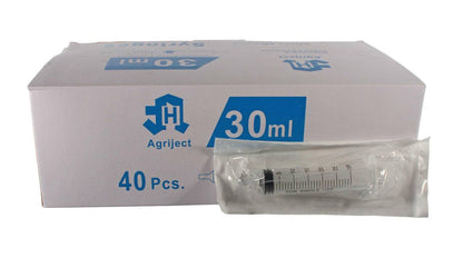 30ml Agriject Syringe Luer Slip Side Tip 178900 UKMEDI.CO.UK