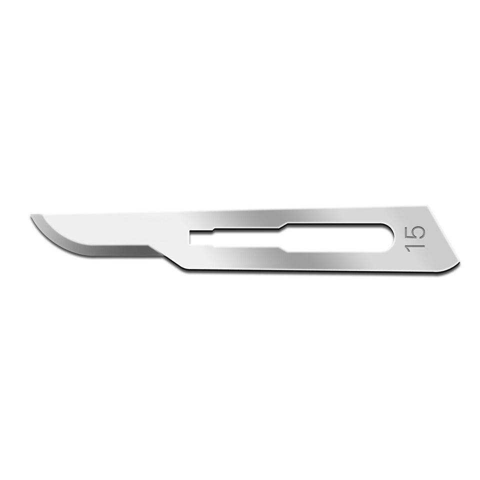 100 x Size 15 BBraun Carbon Steel Sterile Scalpel Blades