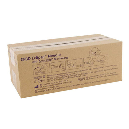 18g Pink 1.5 inch BD Eclipse Safety Needle