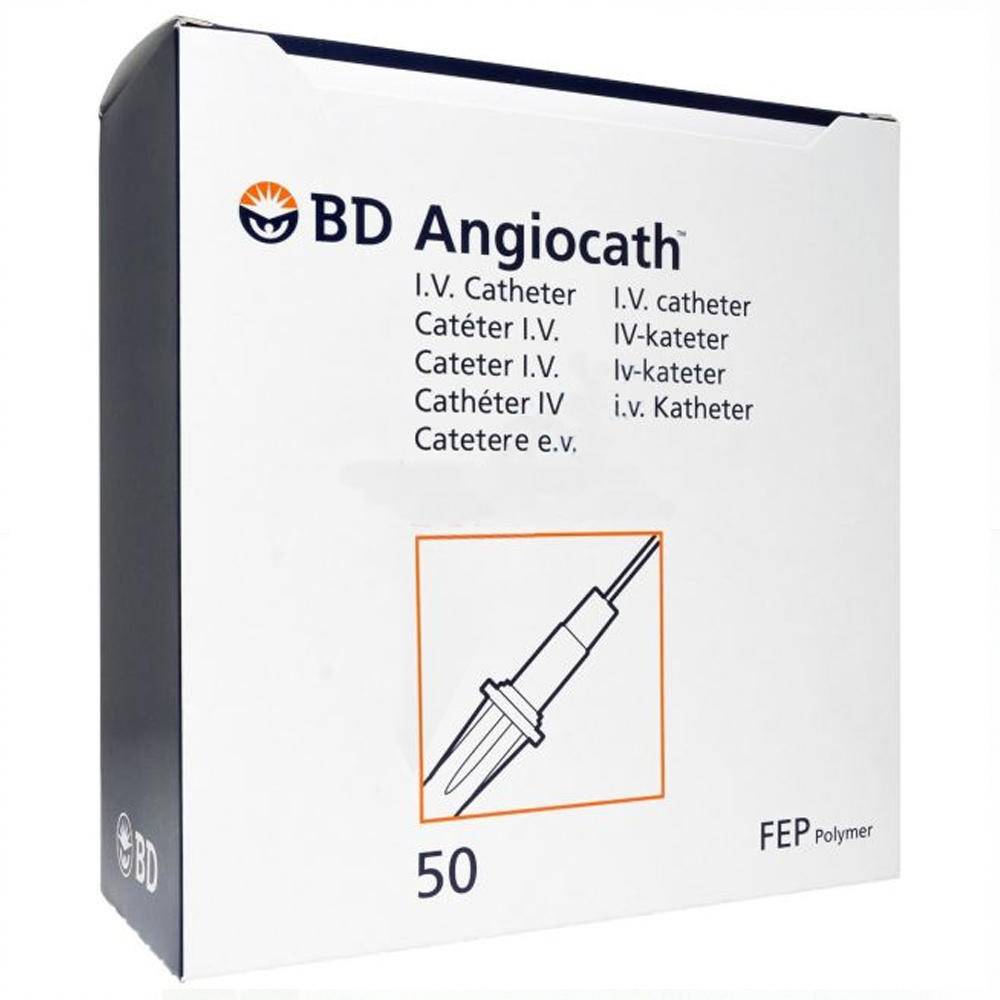 22g BD Angiocath I.V. Catheter 1 inch 28ml/min - UKMEDI