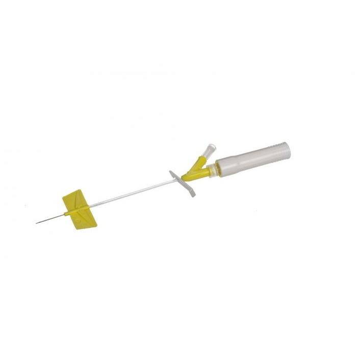 Intima Infusion 24g 3/4 inch BD Saf-T-Intima Safety IV Catheter System with Y Adapter ...