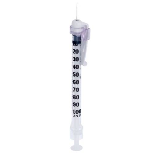 1ml 29g 0.5 inch BD Safety Glide Syringe and Needle u100