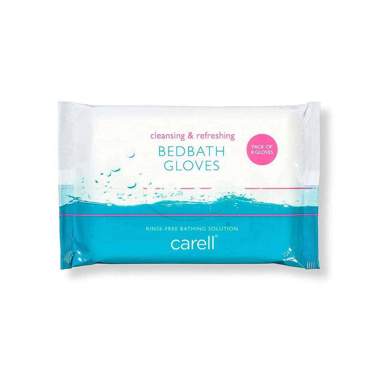 Carell - Carell Bed Bath Gloves Pack of 8 Gloves - CBBGL8 UKMEDI.CO.UK UK Medical Supplies