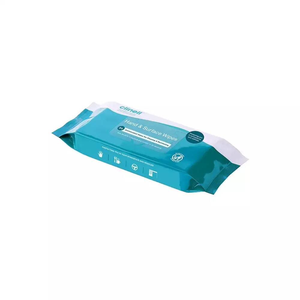 Clinell Hand and Surface Wipes Pack of 84 - UKMEDI
