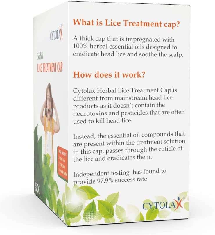 Cytolax Herbal Lice Treatment Cap - UKMEDI