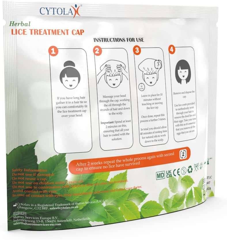 Cytolax Herbal Lice Treatment Cap - UKMEDI
