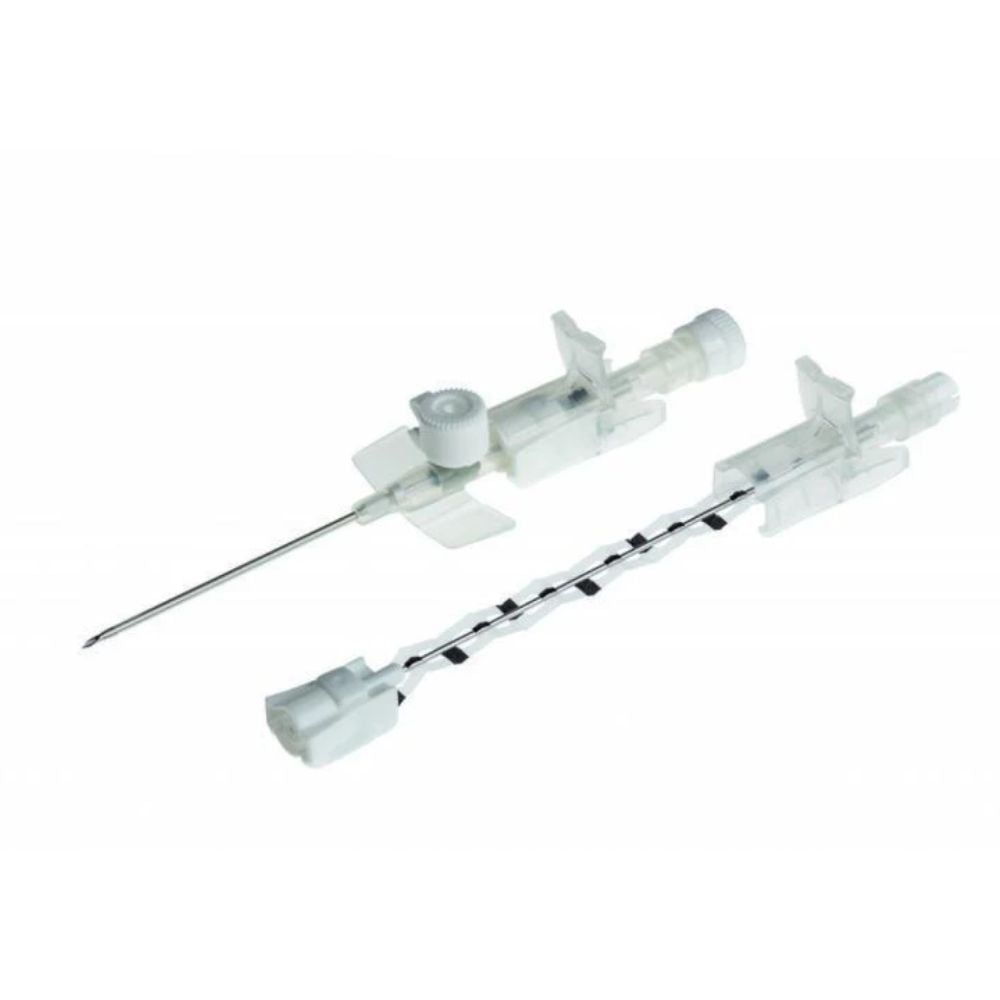 17g 45mm White BD Venflon Pro Safety Cannula with Injection Port