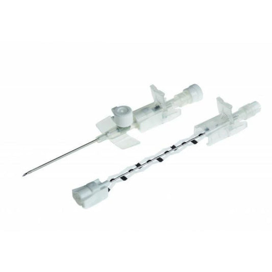 17g 45mm White BD Venflon Pro Safety Cannula with Injection Port