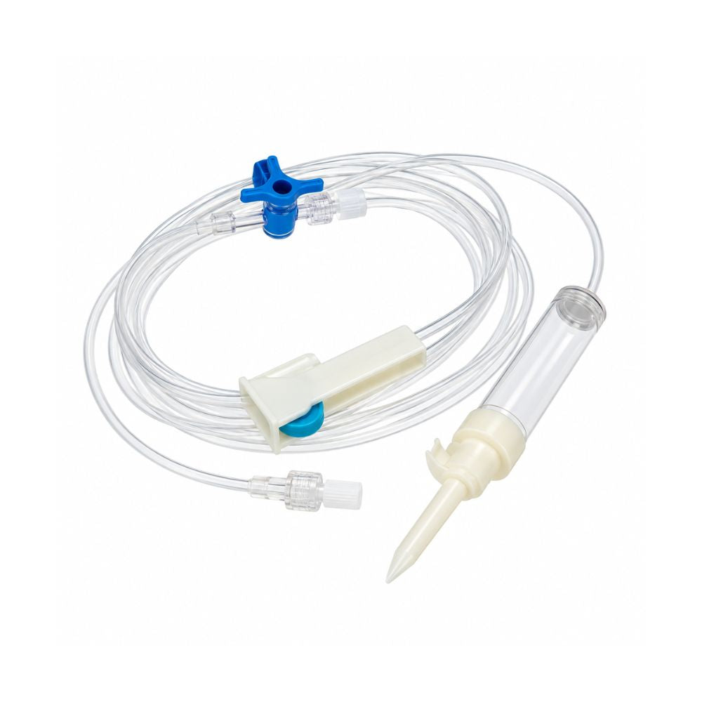 286cm BD Gravity Administration Set with 3-Way Stopcock
